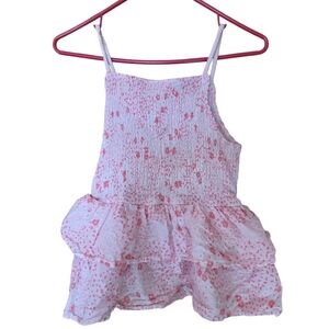 Wonder Nation Pink and White Kids Tank Top